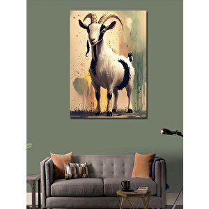 Kanvas Tablo Sevimli Keçi 70x100 cm