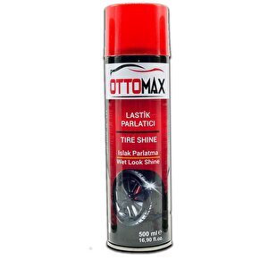 Ottomax Oto Lastik Parlatma Spreyi 500 Ml  Lastik Temizleme Bakım Spreyi