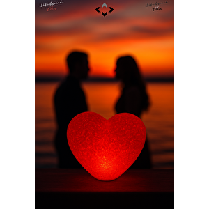 Romantik Kalp Şeklinde LED Dekor Lambası – Gece Lambası, Hediye ve Dekoratif Aydınlatma