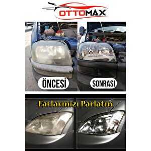 Ottomax Far Temizleme Sıvısı 2 Litre  Far Parlatma Ve Temizleme Kloroform Sıvısı Kimyasal Solüsyonu