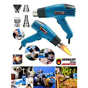 2000 Watt Darbeye 2 Kademeli Dayanıklı Sıcak Hava Isı Tabancası
