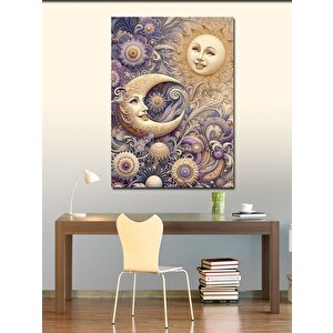 Kanvas Tablo Ay Ve Güneş 70x100 cm