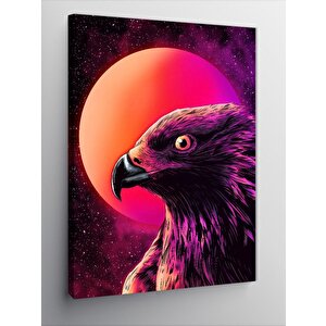 Kanvas Tablo Dolunay Ve Şahin 70x100 cm