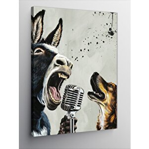 Kanvas Tablo Mistik Güneş Ve Deniz Kenarı 100x140 cm