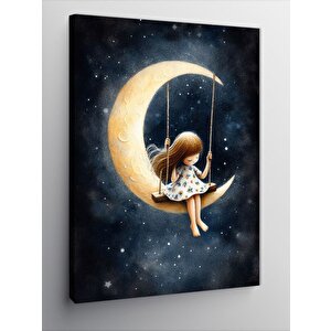 Kanvas Tablo Hilal Ve Salıncak 100x140 cm