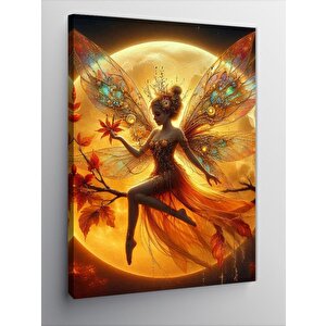 Kanvas Tablo Peri Kız Ve Güneş 100x140 cm