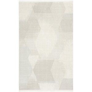 London 21 Krem Bej Salon Kesme Halı Antre Hol Halısı Yumuşak Doku Yatak Odası Halısı 120x180 cm