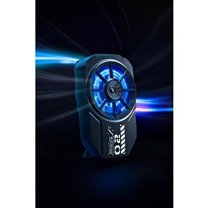 Torima Acc-10 Şarjlı Cep Telefonu Soğutma Fanı Gamer Oyuncu Radyatör Soğutucu Siyah
