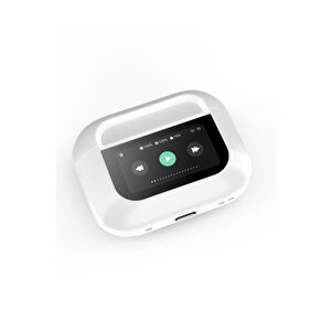 Torima A9pro Beyaz Oled Ekranlı Anc/enc Destekli 5.4 Bluetooth Kulaklık