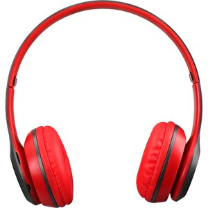 Torima P47 Extra Bass Wireless Bluetooth Kulaklık 5.0+edr Fm Radyo Kırmızı