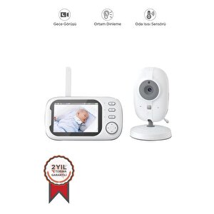 Torima Abm600 Monitörlü Smart Ip Full Hd Akıllı Bebek Kamerası Monitörü Telsiz Güvenlik Kamerası