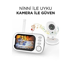 Torima Abm600 Monitörlü Smart Ip Full Hd Akıllı Bebek Kamerası Monitörü Telsiz Güvenlik Kamerası