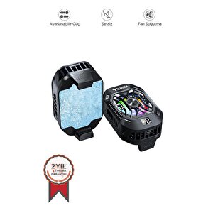 Torima F-25 Kablolu Cep Telefonu Soğutma Fanı Gamer Oyuncu Radyatör Soğutucu Siyah