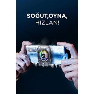 Torima F-25 Kablolu Cep Telefonu Soğutma Fanı Gamer Oyuncu Radyatör Soğutucu Siyah