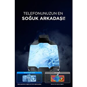 Torima F-25 Kablolu Cep Telefonu Soğutma Fanı Gamer Oyuncu Radyatör Soğutucu Siyah