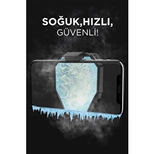 Torima Acc-30 Kablolu Cep Telefonu Soğutma Fanı Gamer Oyuncu Radyatör Soğutucu Siyah