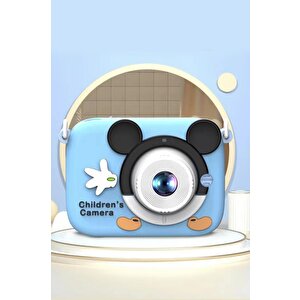 Torima Cmr-16 Mavi Mini 1080p Hd Çocuk Kamera Dijital Fotoğraf Makinesi 2.0 Inç Ekran 5 Adet Oyun