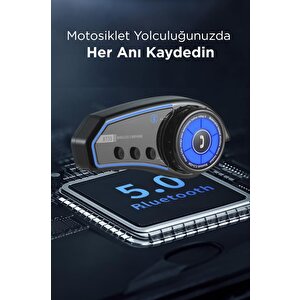 Torima Bt35 With Light Rgb Renkli Işıklı Ve Yüksek Sesli Bluetooth Kask Intercom Motosiklet Interkom Kulaklık