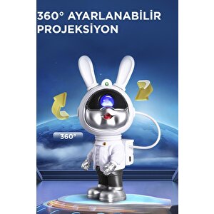 Torima Lw-39 Astronot Projektör Gece Lambası Galaxy Gökyüzü Star Projeksiyon Kumandalı Samanyolu Aydınlatma