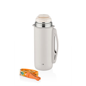 Çelik Termos Beyaz 1260 Ml