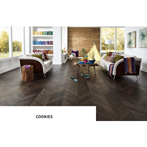 Doğal Ahşap Lamine Kahverengi Macar Meşe Parke Natural Standart Cilalı