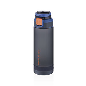 Kilitli Kapak Taşıma Askılı Lacivert Spor Matarası 790 Ml
