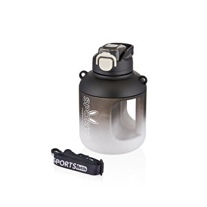 Motivasyon Su Matarası Siyah 1100 Ml