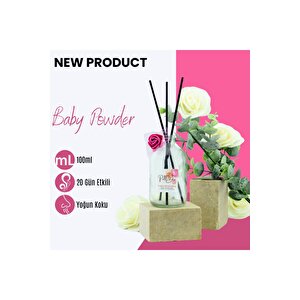 Bebek Pudrası Çubuklu Oda Kokusu - Kokulu Çubuk 100ml
