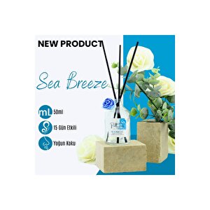 Okyanus Esintisi Eko Bambu Çubuklu Ortam Ev Oda Salon Koku Kokusu Ve Oda Parfümü 50  Ml