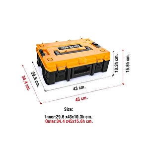 Süper Bag Master Case Organizer Bölmeli Teknisyen Takım Çantası Asr-6031