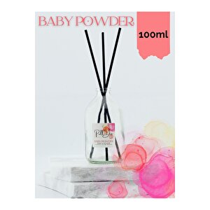 Bebek Pudrası Eko Bambu Çubuklu Ortam Ev Oda Salon Koku Kokusu Ve Oda Parfümü 50 Ml
