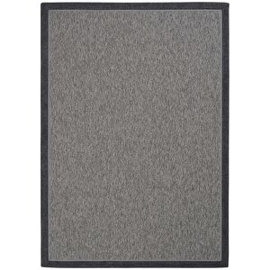 Londra Art 03 Balkon Halısı Hasır Doku Mutfak Halısı Çift Bordürlü İthal Sisal Halı Yolluk 160x230 cm