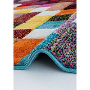 Cool Kids 26 Multi Çocuk Odası Halısı Hav Toz Vermez Yumuşak Dokulu Bebek Odası Halısı