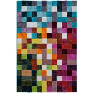 Cool Kids 26 Multi Çocuk Odası Halısı Hav Toz Vermez Yumuşak Dokulu Bebek Odası Halısı 120x180 cm