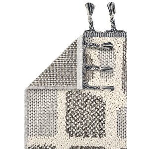 Cool Halı Bress 1414 Gri Halı Mutfak Halısı Kesme Halı Balkon Halısı Hol Koridor Halısı Dokuma Halı