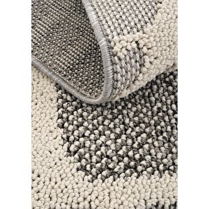 Cool Halı Bress 1414 Gri Halı Mutfak Halısı Kesme Halı Balkon Halısı Hol Koridor Halısı Dokuma Halı