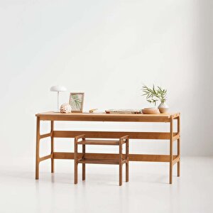 Elara Ahşap Çalışma Masası 150x60 Natural Renk Cpt4637-150