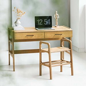 Mistral Ahşap Çalışma Masası 120x65 Tik Renk Cpt4633-120