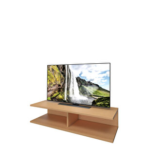 Sofya Kayın Tv Sehpası, 140x33x50 Cm Ceviz