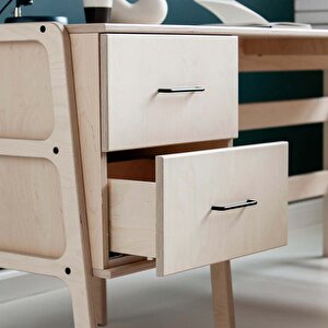 Cadenza Ahşap Çalışma Masası 180x50 Natural Renk Cpt4634-180