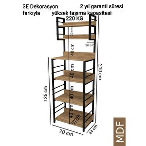 Lüx Mutfak Dolabi Mi̇krodalga Ki̇ler Çok Amaçli Düzenleyi̇ci̇ Kahve Köşesi̇ 210 Cm