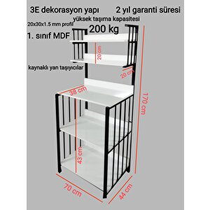 Favori Beyaz Çok Amaçlı Raf 170 Cm