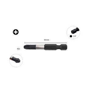 Pz3 X 50mm Darbeli Yıldız Bits Uç  Cb/593tm