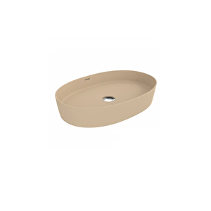 LP160 Loop Oval Çanak Lavabo 40x60 Cm Mat Cappuccino