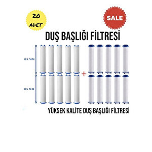 20 Adet Ki̇reç Önleyi̇ci̇ Fi̇ltre (avantajli Paket)
