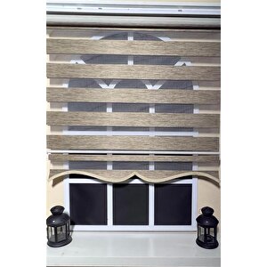Zebra Stor Perde Kahverengi Alüminyum Kasa Stb-400-v05 130x260 cm