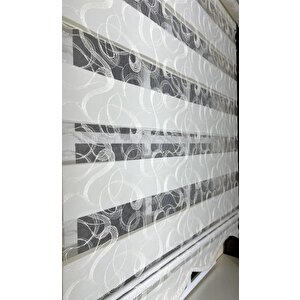 Zebra Stor Nakışlı Ekru Etek Dilimli St 125 120x200 cm