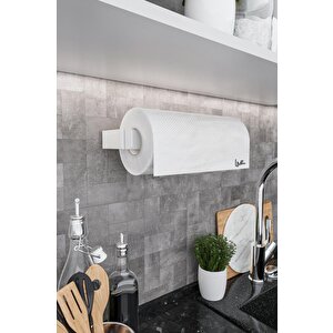 Pratik Çek Çıkar Kağıt Rulo Havluluk Peçetelik Mutfak Askısı Beyaz