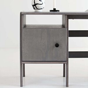 Terra Ahşap Çalışma Masası 180x60 Siyah Renk Cpt4640-180