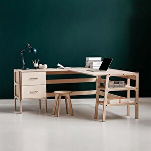 Origo Ahşap Çalışma Masası 177x65 Natural Renk Cpt4643-100